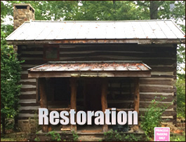 Historic Log Cabin Restoration  New Market, Virginia